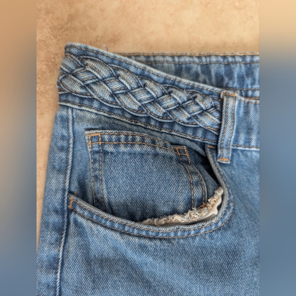 H&M Wide Leg Blue Denim Jeans - Picture 3 of 10